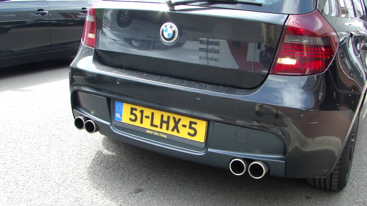 BMW E87 118 i DUPLEX EXHAUST SOUND SPORTUITLAAT UITLAAT SYSTEM by MAXIPERFORMANCE  nl