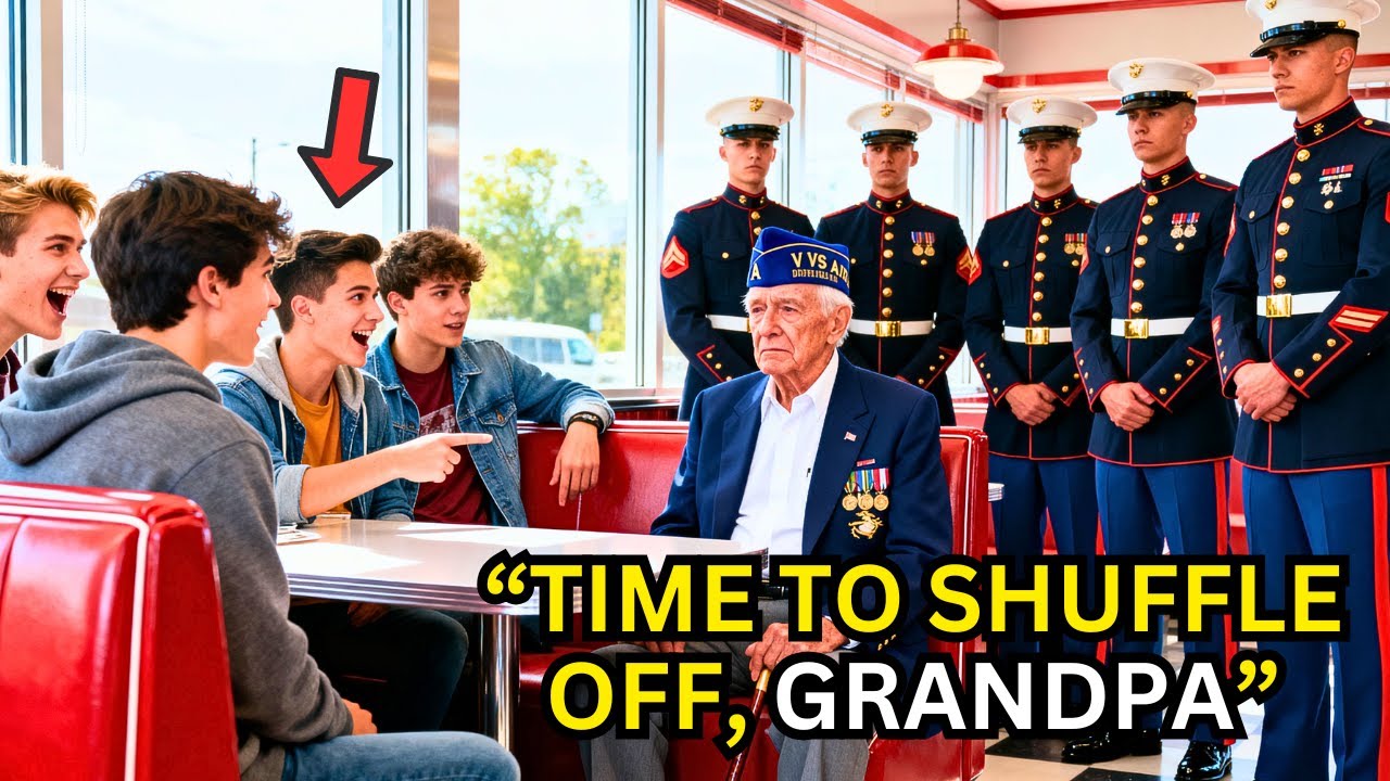They Ordered the Old Veteran to Leave &mdash; Until Six US Marines Stood Up at Once