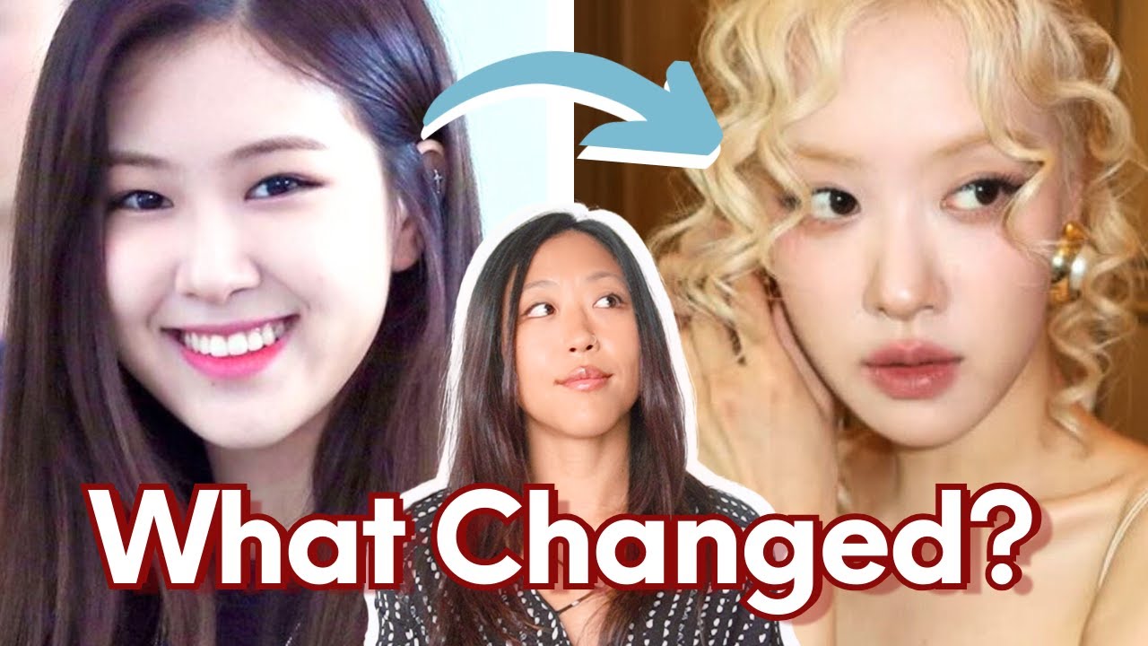 "How do I fix my Low-Set Eyebrows?" Answer explained through Rosé's Style Evolution.
