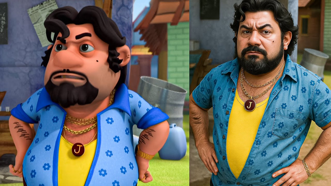 Motu Patlu Cartoon Characters In Real Life [ part -2 ]😮