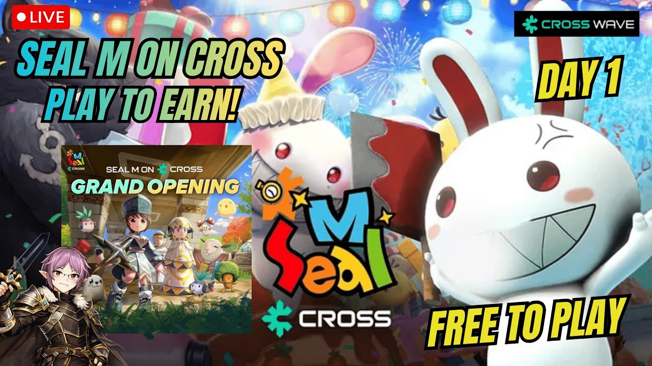 Seal M On Cross | NEW MMORPG! Play To Earn? Day 1 ( Tagalog )
