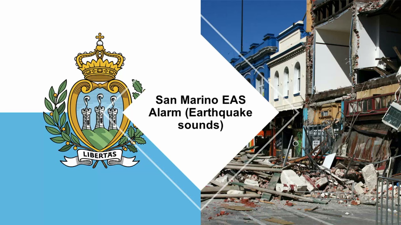 San Marino EAS Alarm (Earthquake sounds)