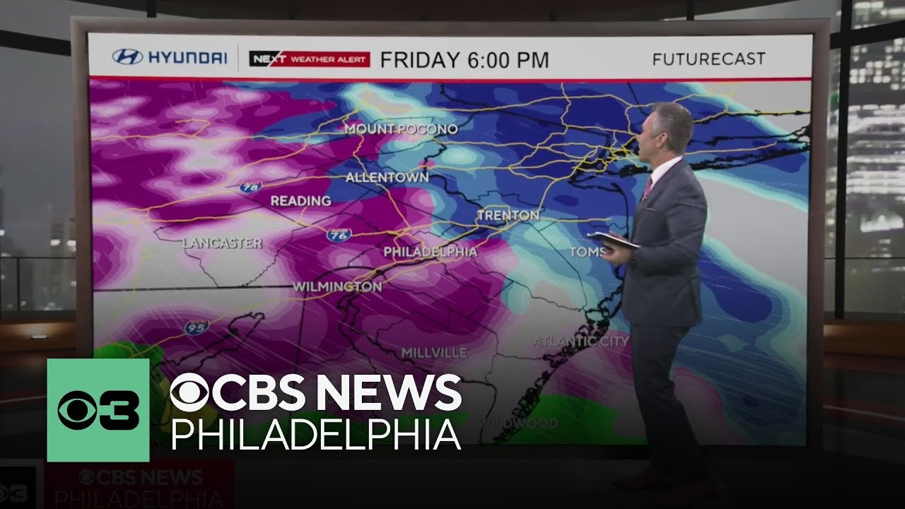 Winter mix, freezing rain in Philadelphia region Friday night &mdash; here's the NEXT Weather forecast