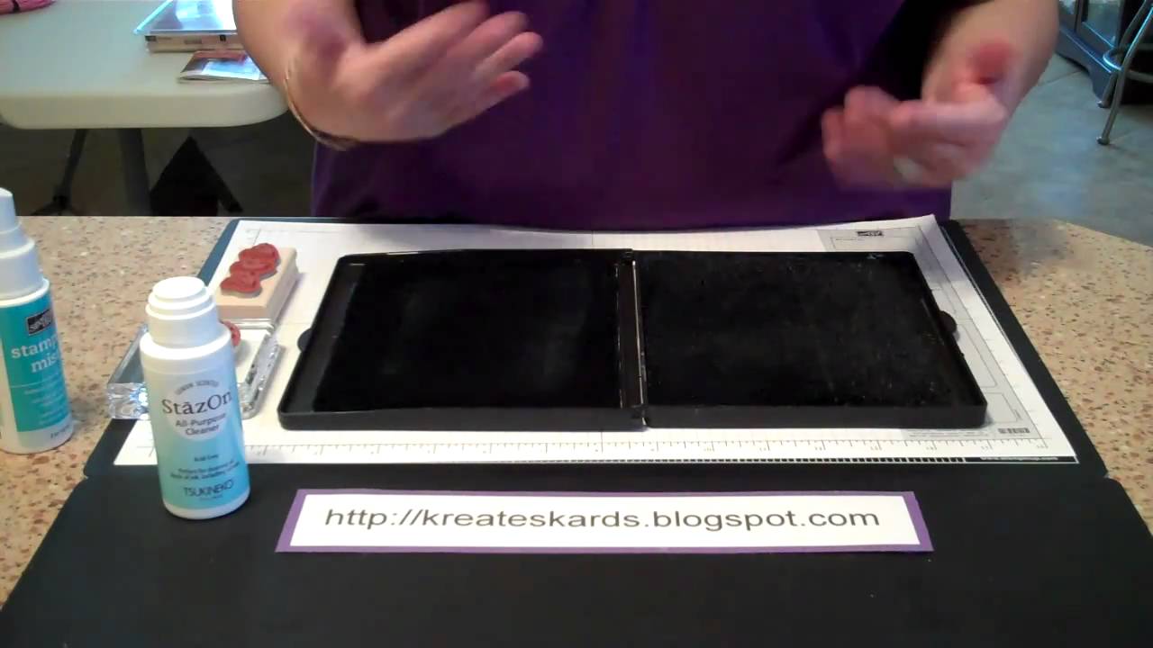 How to Clean Your Rubber Stamps -  KreatesKards Tutorial