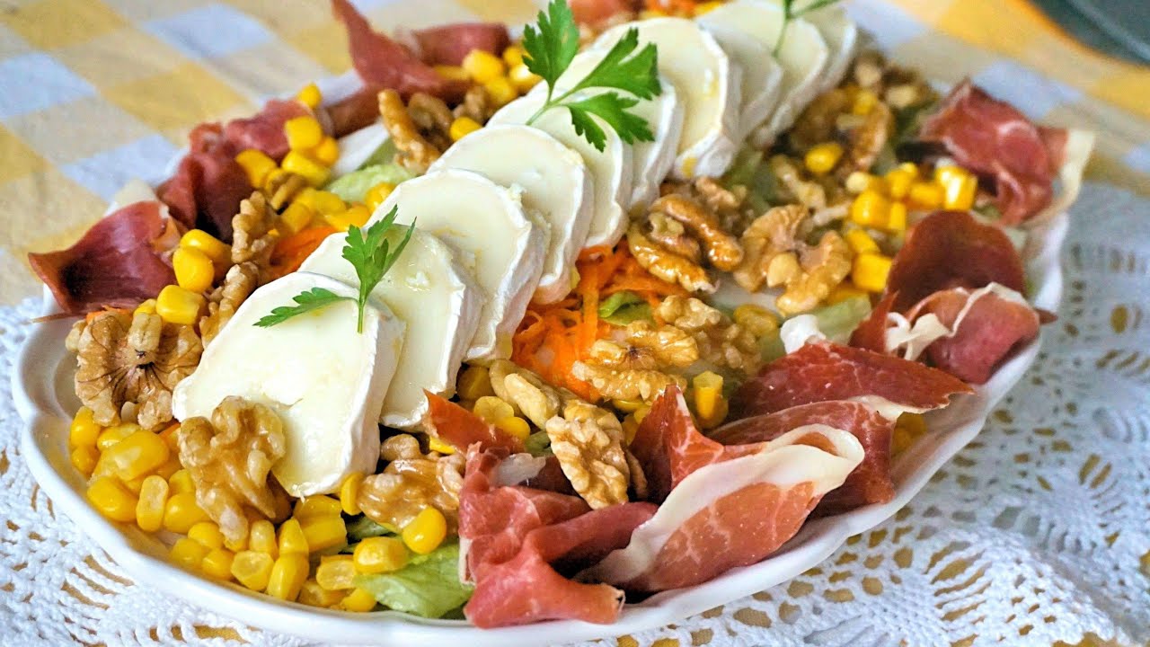 Ensalada de queso de cabra y nueces. &iexcl;Adorar&aacute;s esta receta!