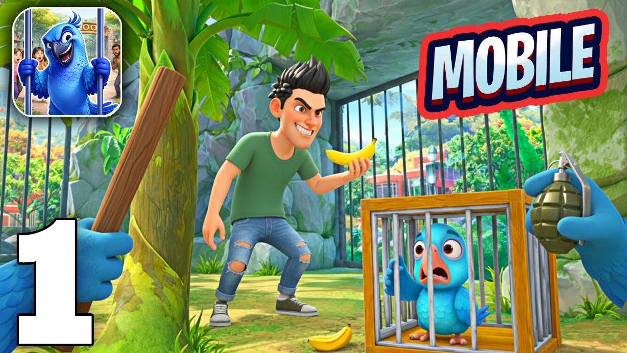 Parrot Prank: Pet Simulator Gameplay Walkthrough Part 1 (iOS, Android)
