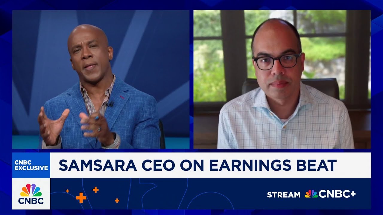 Samsara CEO Sanjit Biswas talks quarterly beat