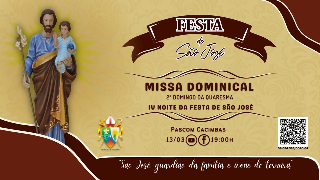 MISSA DOMINICAL, 2&ordm; DOMINGO DA QUARESMA - 13/03/2022 #MissaAovivo #MissaAgora #PascomCacimbas