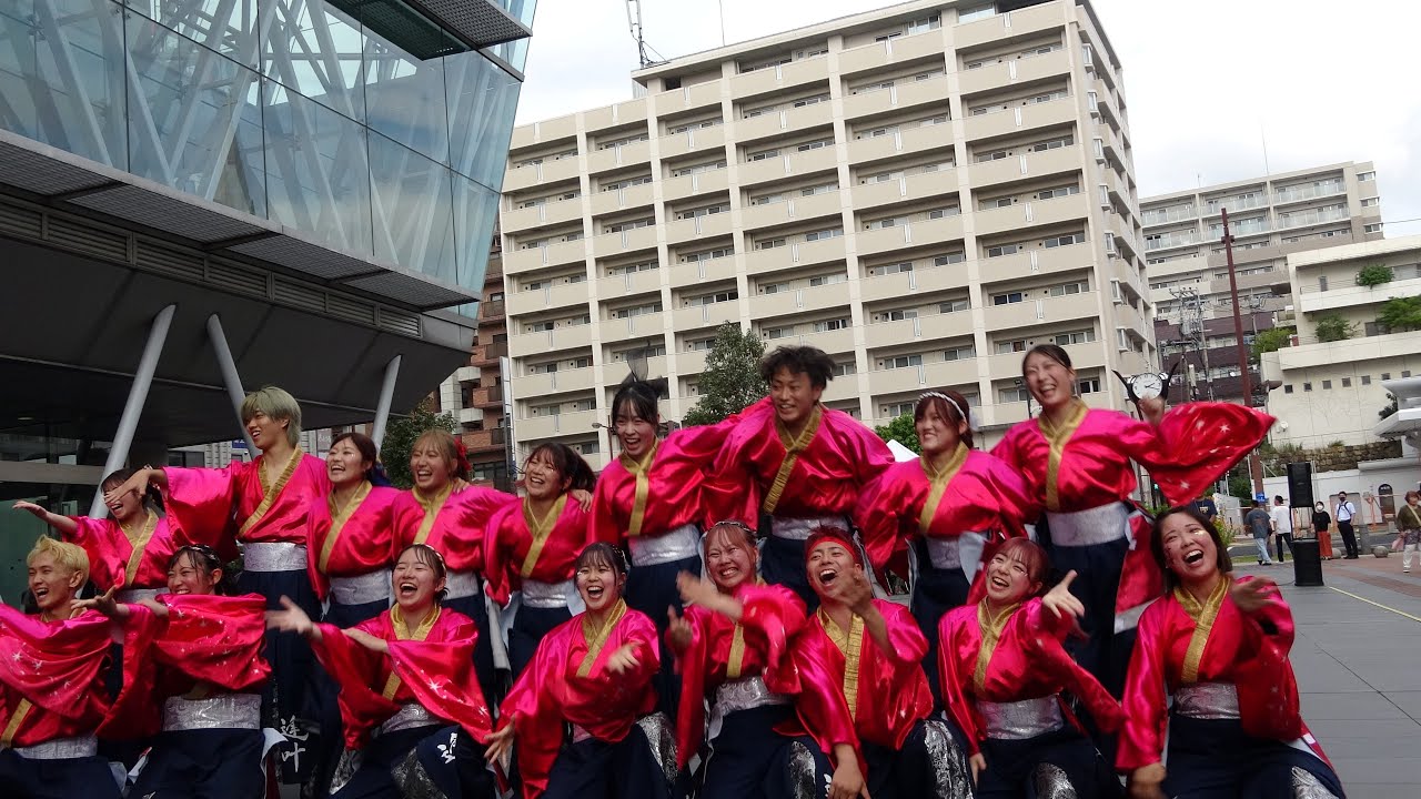 北九州市立大学「灯炎」 YOSAKOIさせぼ祭り 2025/10/18 アルカス広場会場