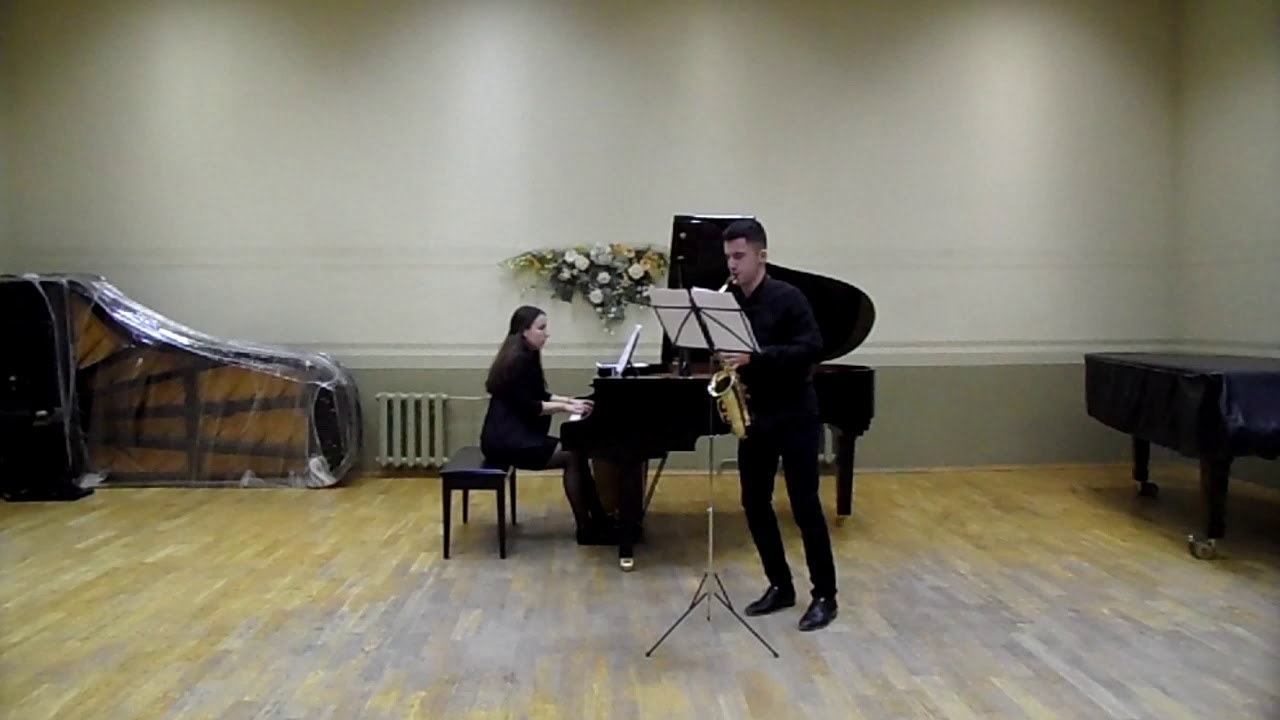 Johannes Brahms - Clarinet Sonata No.2 op.120 in transcription for alto saxophone and piano. I-IIp.