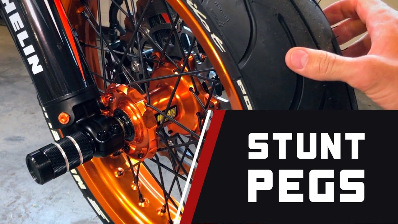 SD // Part 26 - Endlich Stuntpegs! // KTM 530 EXC SUPERMOTO UMBAU