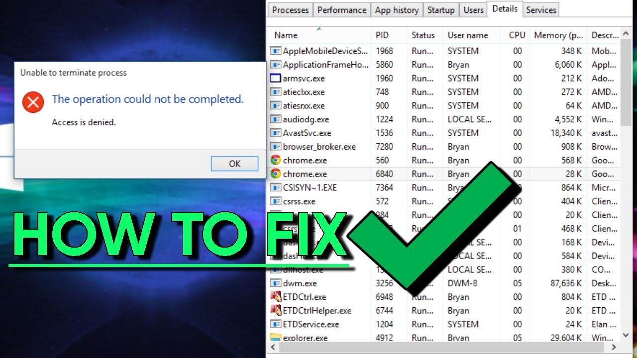 How To Fix Access Denied for Fortnite Task Manager