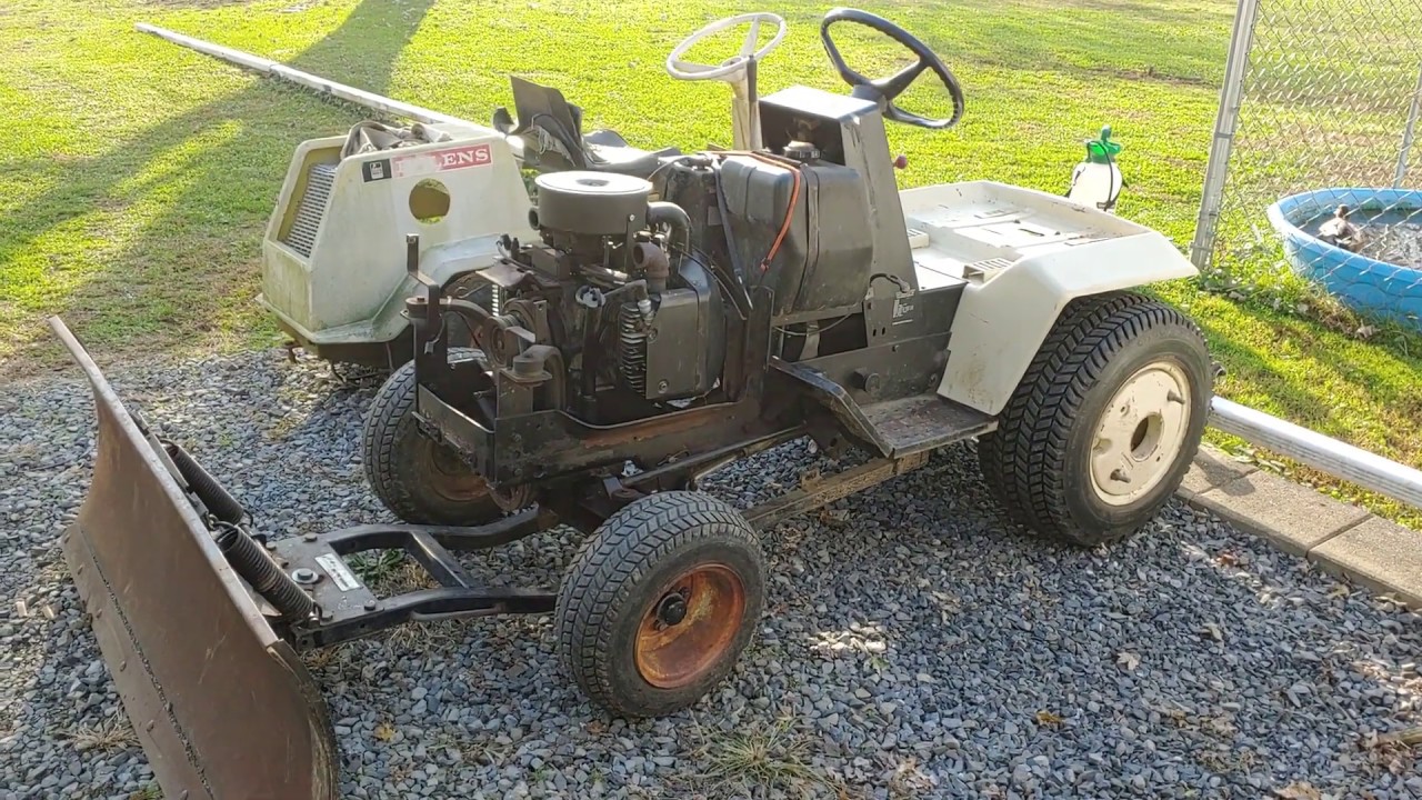 Exhaust Fixed on the Qt16 + my newest Bolens Toy