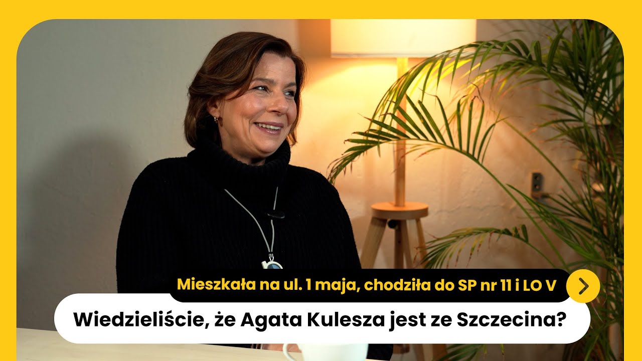 Gontynka, paszteciki i LO V. Jaki Szczecin nosi w sercu Agata Kulesza?
