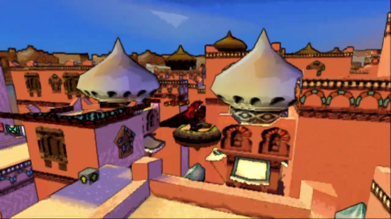 Crash Bandicoot 3 but it's cel shaded