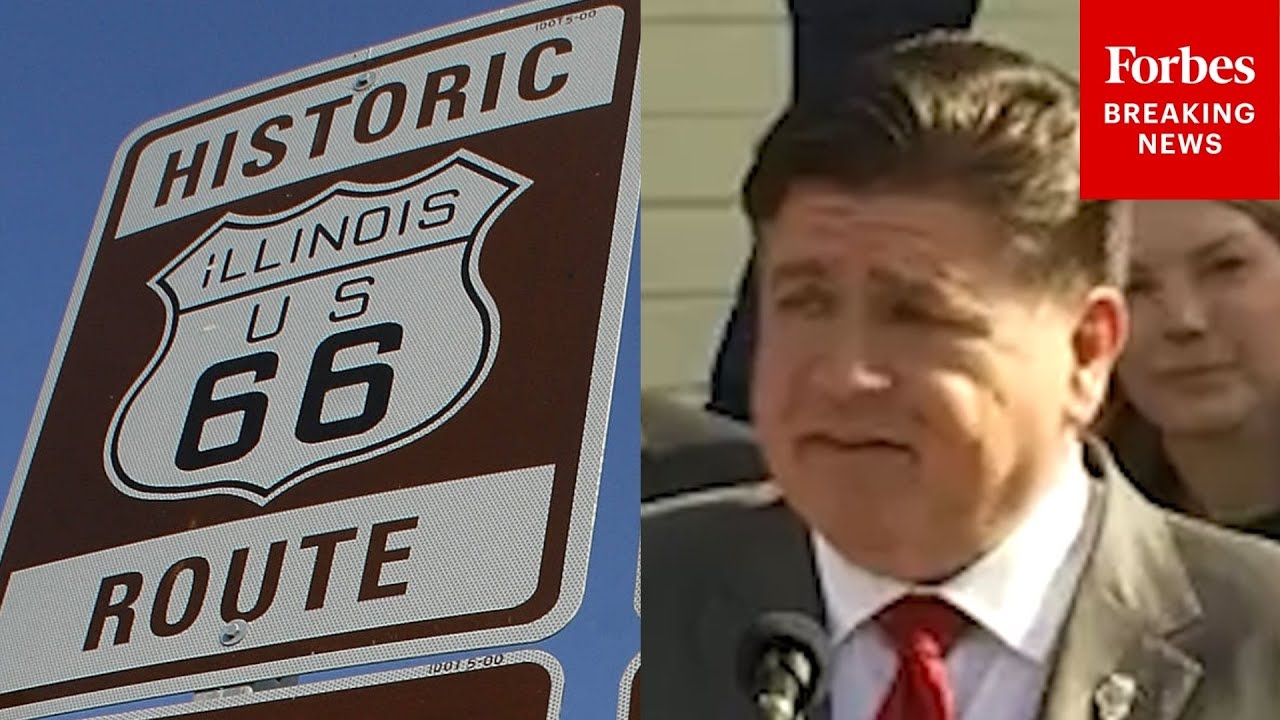 JUST IN: Route 66 Celebrates Its 100th Birthday With Illinois Gov. JB Pritzker And Local Leaders