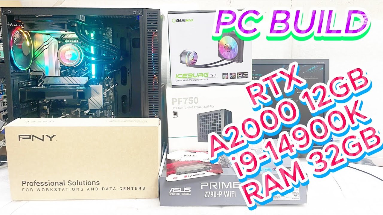 PC Build RTX A2000 12GB i9-14900K RAM 32GB | PRIME Z790-P WIFI | Assembly workstation i9-14900K