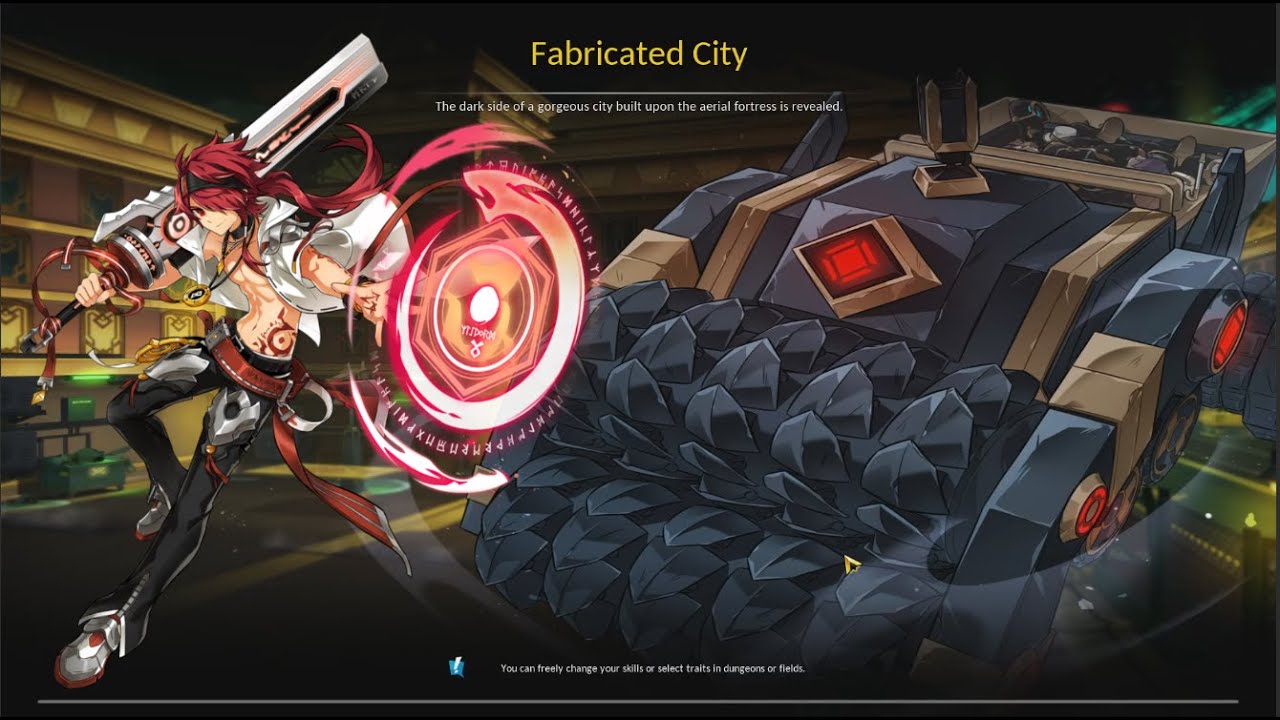 Elsword - Serpentium 20-1 Fake City/Fabricated City - Rune Master (Solo)
