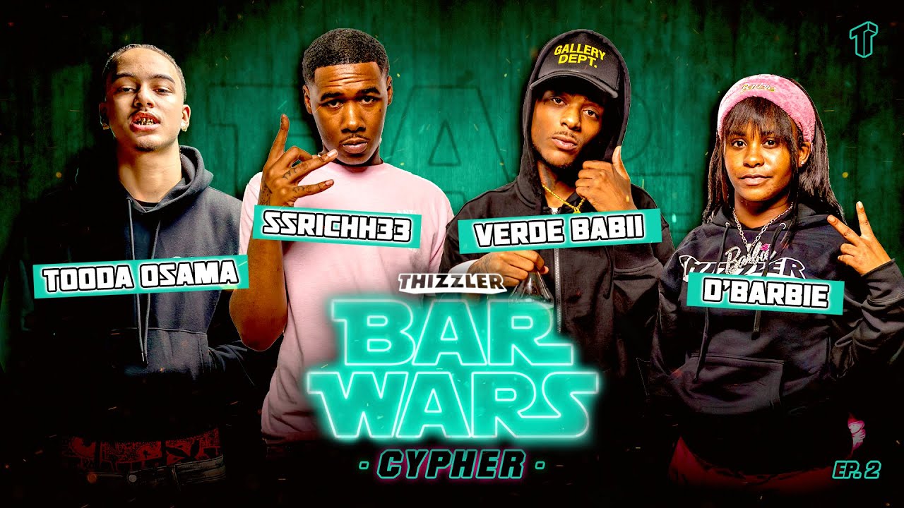 Verde Babii, SSRICHH33, Tooda Osama & D' Barbie - Damn Homie (Bar Wars Cypher 2)