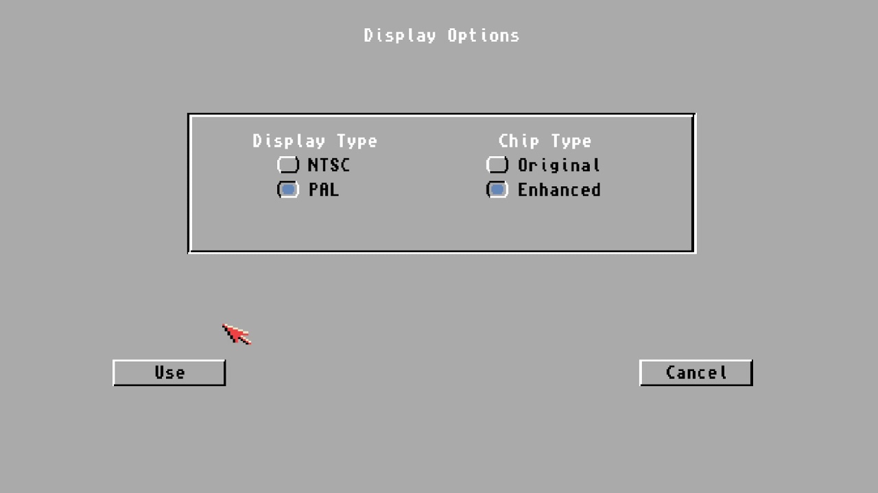 Amiga kick rom 3.1 hidden boot menu