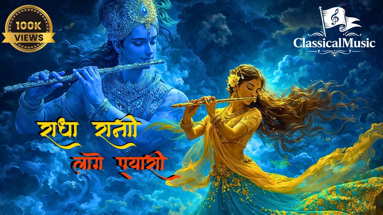 Radha Rani Laage Pyari 💖🌸 | Beautiful Krishna Bhajan | Shree Radha Ji Special Devotional Song