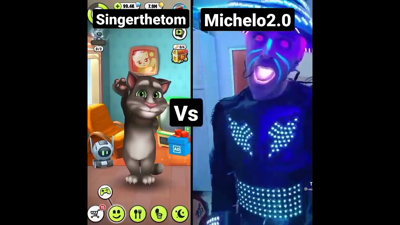 MICHELO 2.0 🆚 Singer The TOM  WHO IS BEST ? #SHORTS #FUNNY