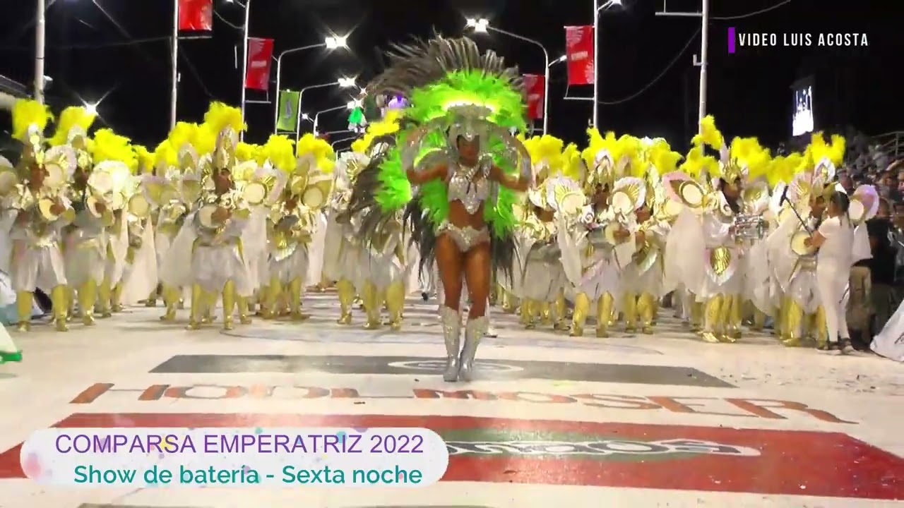 Comparsa Emperatriz 2022 - Show de batería TNT - Sexta noche