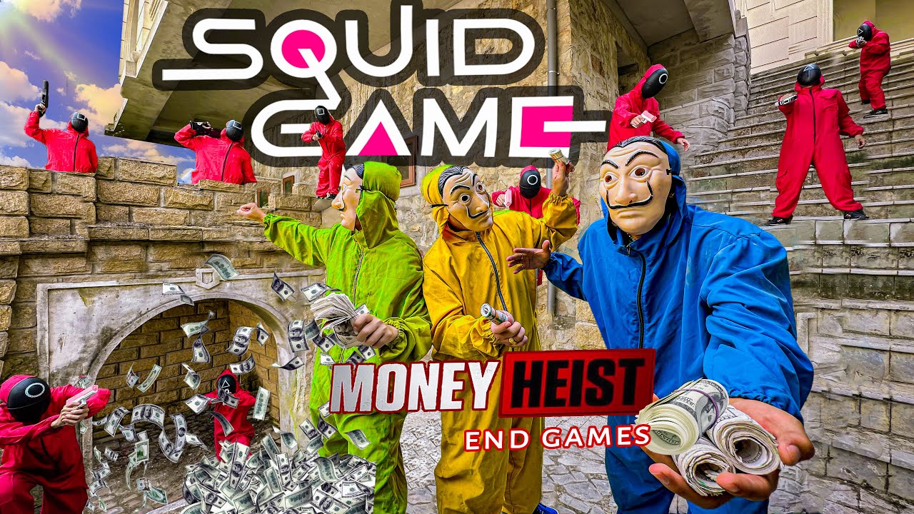 PARKOUR MONEY HEIST vs SQUID GAME || RESCUE FRIENDS || Ep.3( Epic Parkour Pov Chase ) Season 2