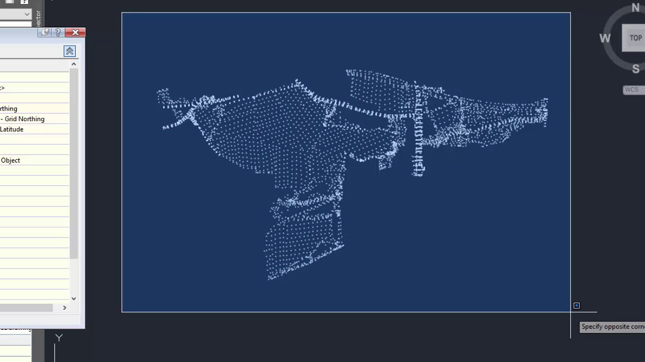 AutoCAD Civil 3D 2018  - Point Extraction From Surface