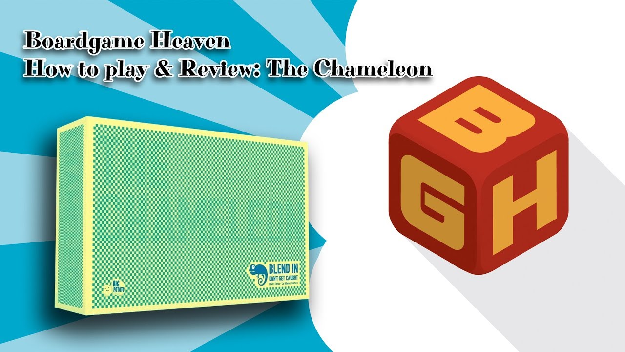 Board Game Heaven Unboxing, How To Play & Review 31: The Chameleon (Big Potato Games)