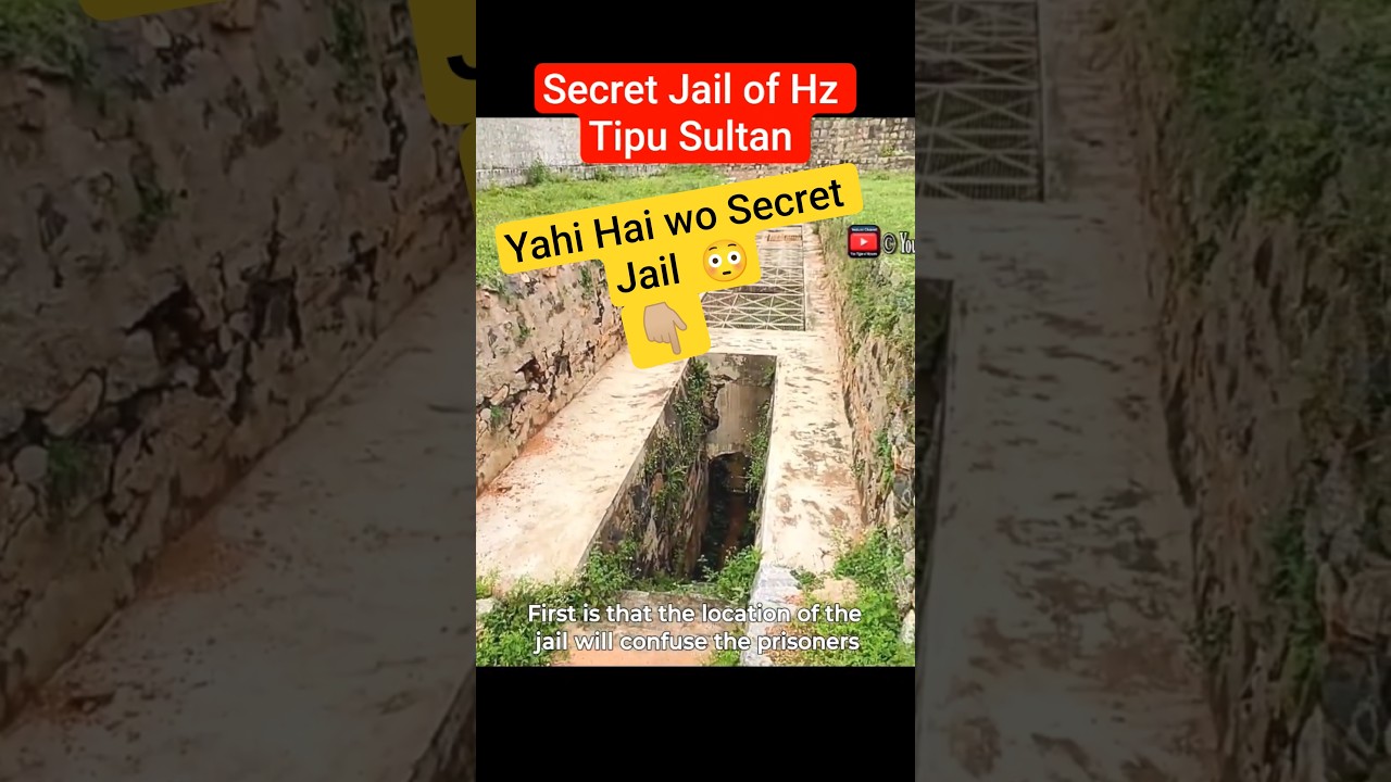 The Secret Jail of Hz Tipu Sultan | Hidden History of Mysore #tipusultan #youtubeshorts #history