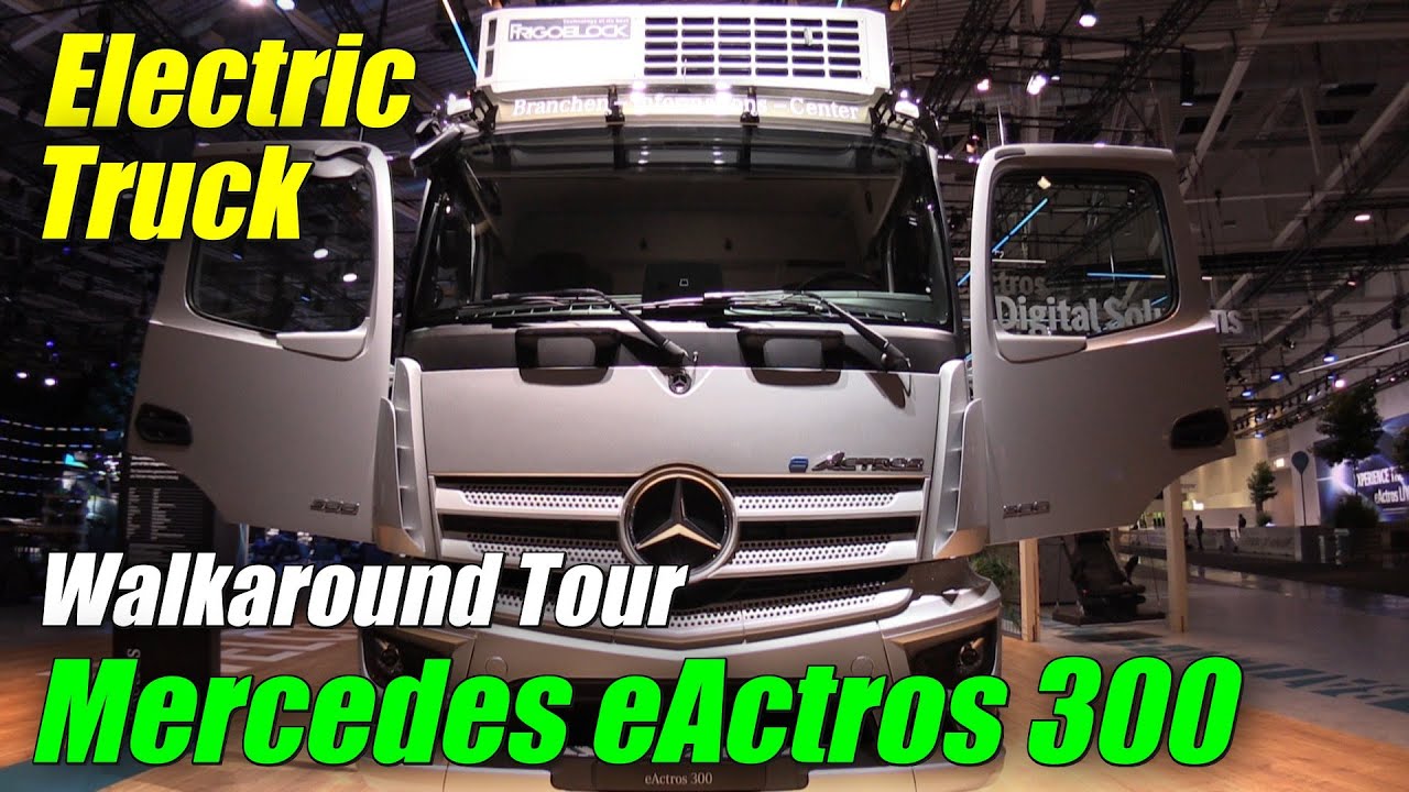 400hp 300km Range!!! 2023 Mercedes eActros 300