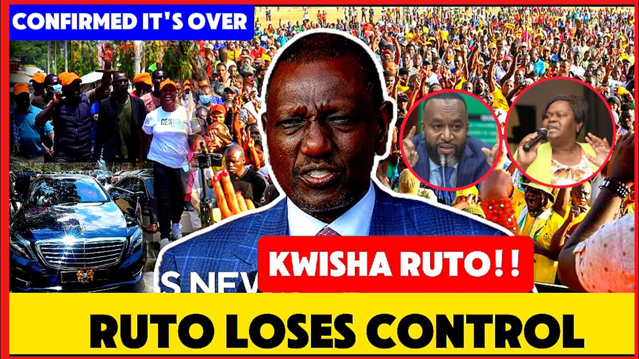 IT'S OVER FOR RUTO!! GLADYS WANGA CLASHES WITH ASAN JOHO AS UDA T-SHIRT SET ON FIRE AT THE ROAD