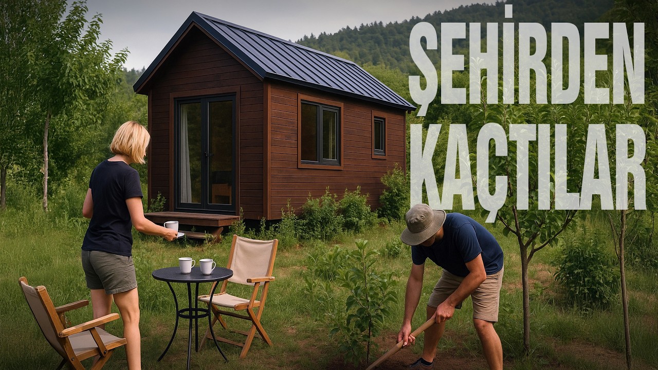 ŞEHİRDEN KAÇTILAR; 1100 RAKIMDA TINY HOUSE'DA YENİ BİR HAYAT
