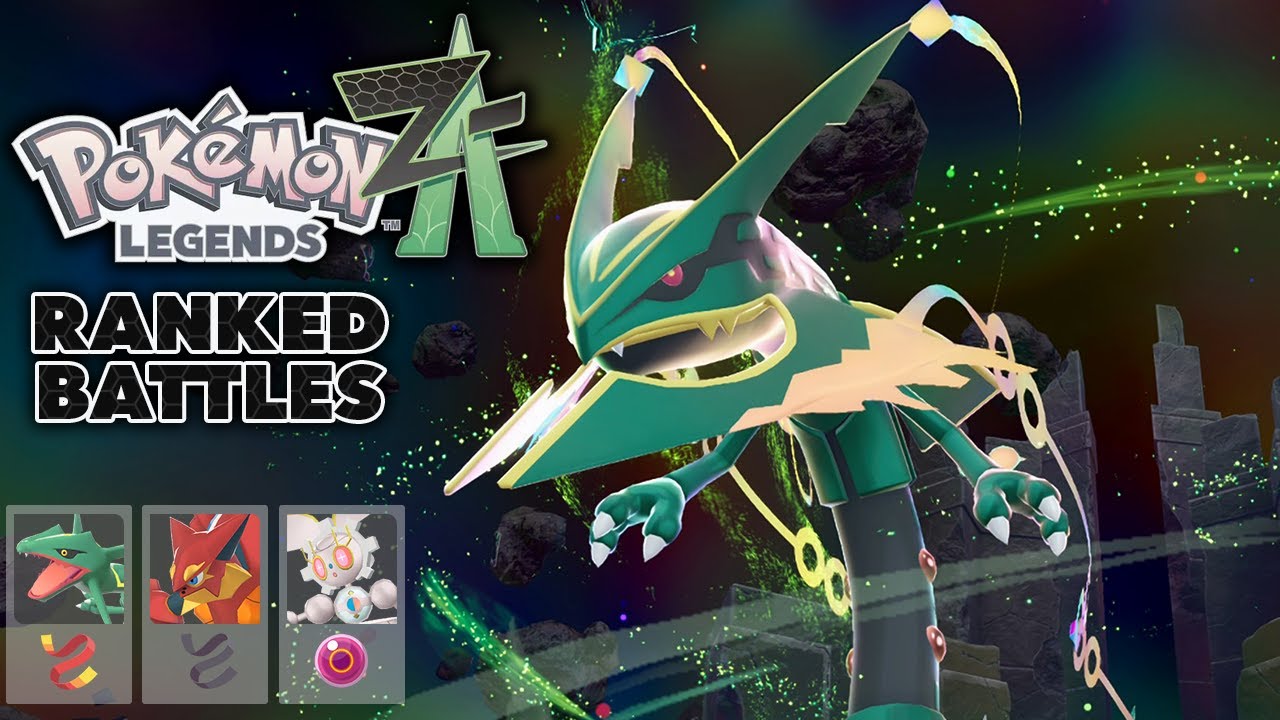 Мега-Рейкваза — ОГРОМНАЯ угроза | Рейтинговые битвы в Pokemon Legends: Z-A