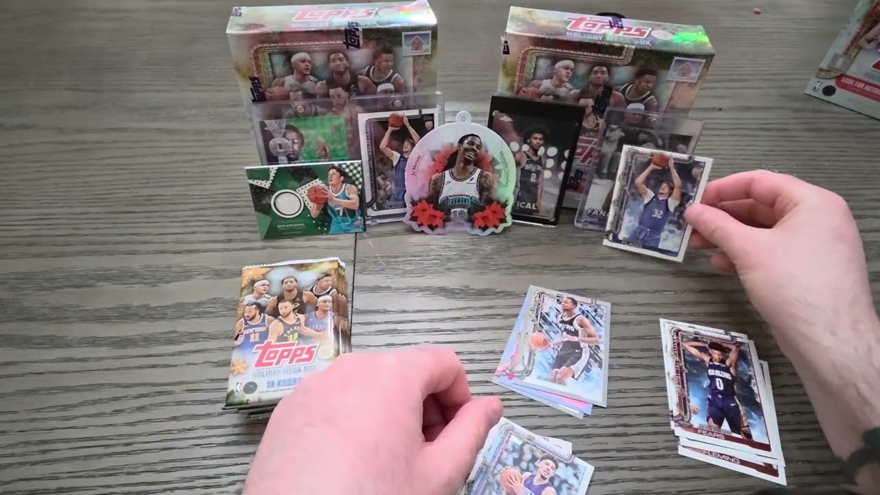 2025-2026 NBA Topps Holiday Mega Box Ripping!!!! -Part 2