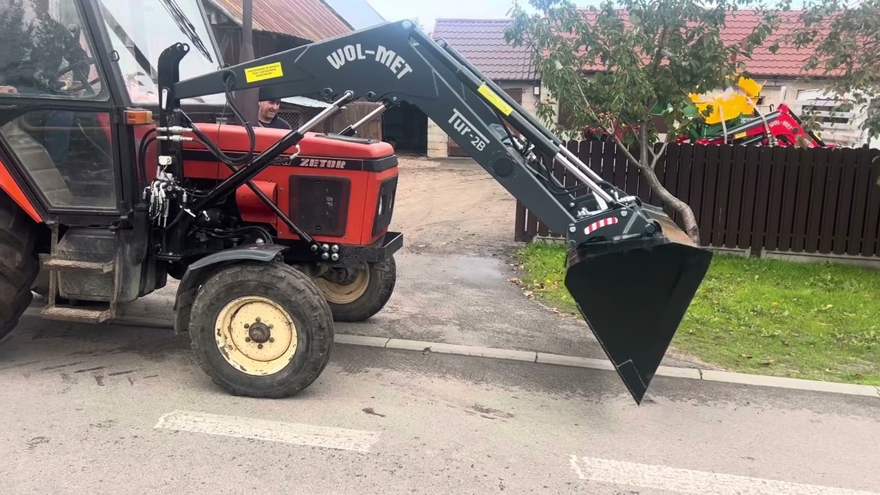 Dzwoń 536158029: Nowy nabytek Ładowacz czołowy Tur-2B WOŁ-MET 700 kg ZETOR 3320