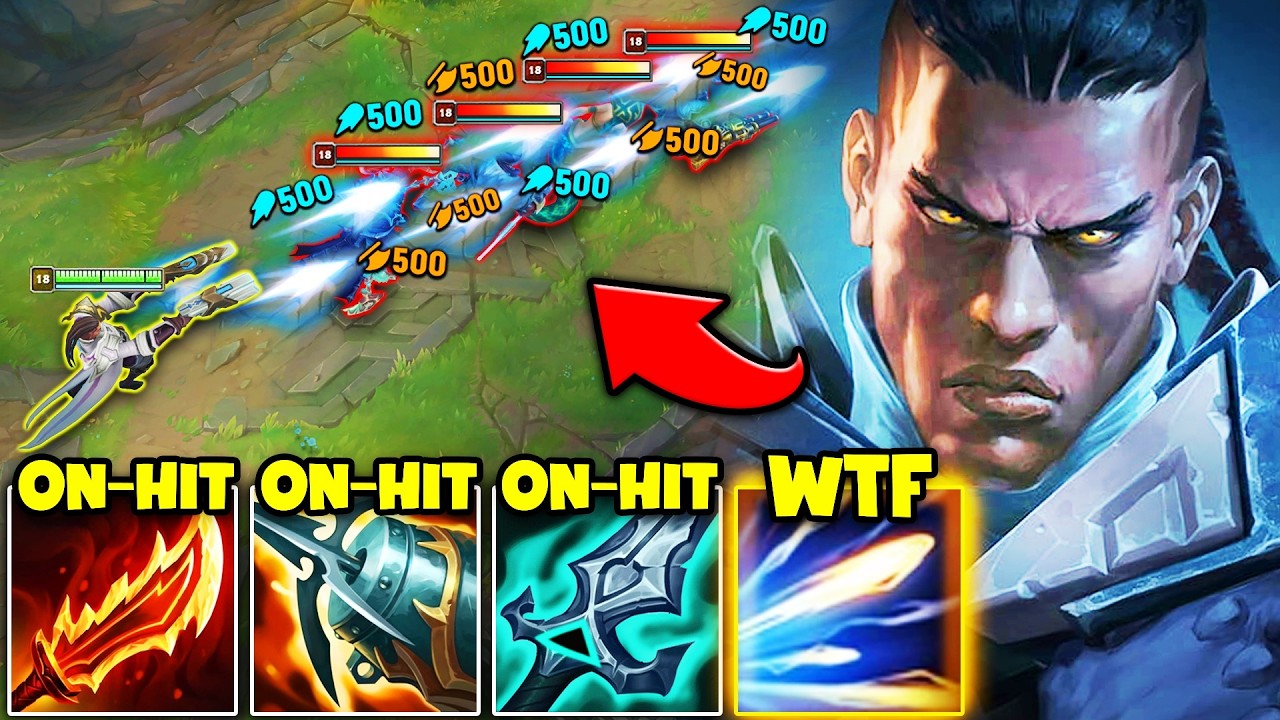 Lucian but I have 2 machine guns and my ult applies 100 on-hit effects at once