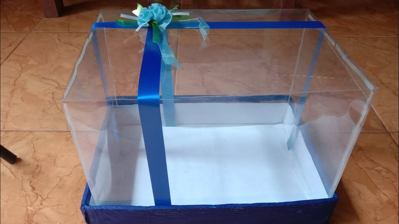 TUTORIAL CARA MEMBUAT KOTAK HANTARAN/ SESERAHAN DARI KARDUS BEKAS