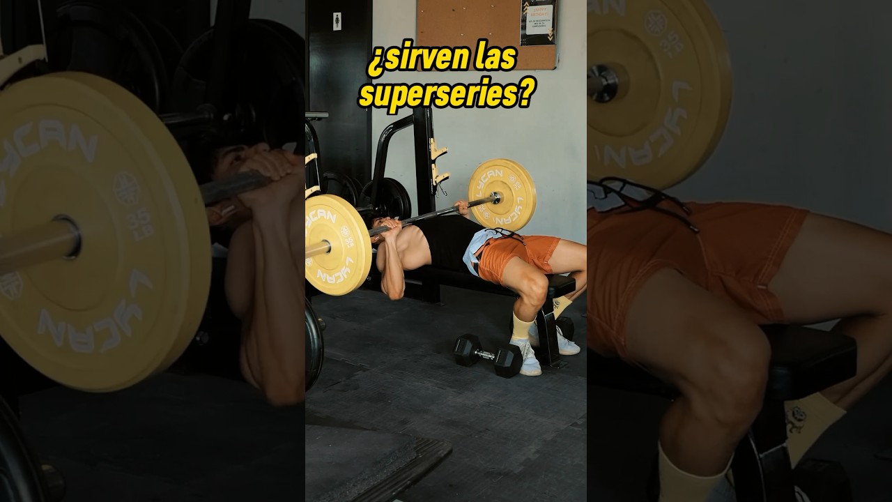 &iquest;Realmente FUNCIONA entrenar con SUPERSERIES?⚠️ #shorts #reels #gym #fitness #fit
