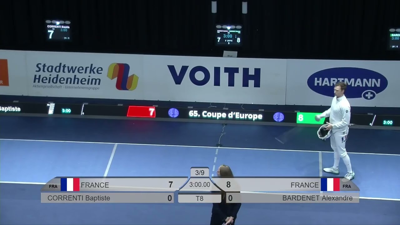2025 Heidenheim CDE Mens Epee T8 France1 vs France2