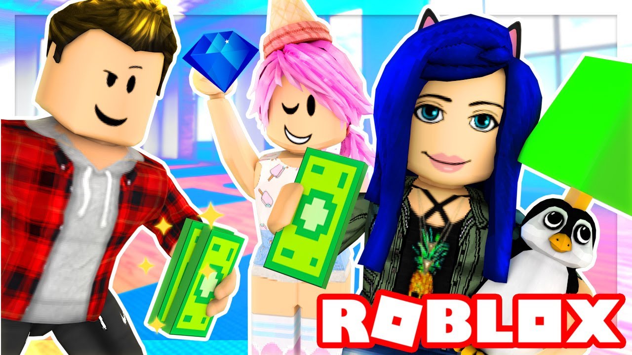 Roblox Family - WE GO SHOPPING FOR OUR ROOMS! YOU WON'T BELIEVE WHAT WE FOUND!!! (Roblox Roleplay)