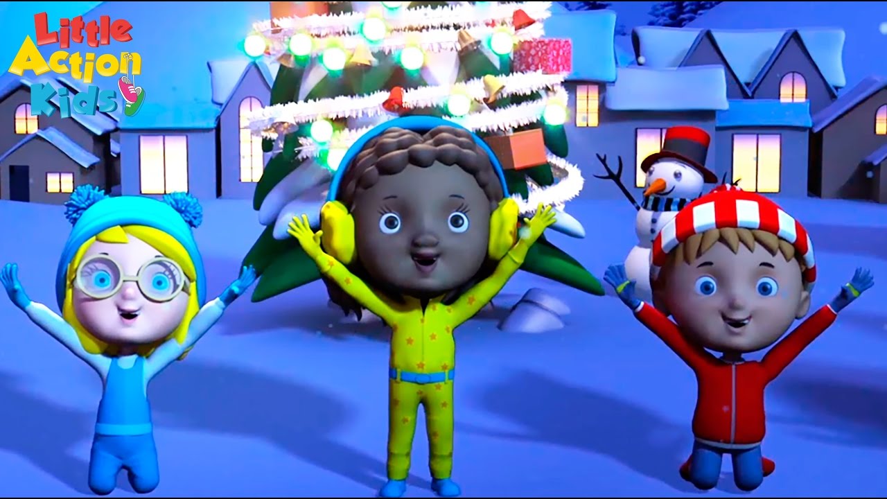 Jingle Bell Rock | Children's BEST Christmas Songs | Sing & Dance Along with Little Action Kids