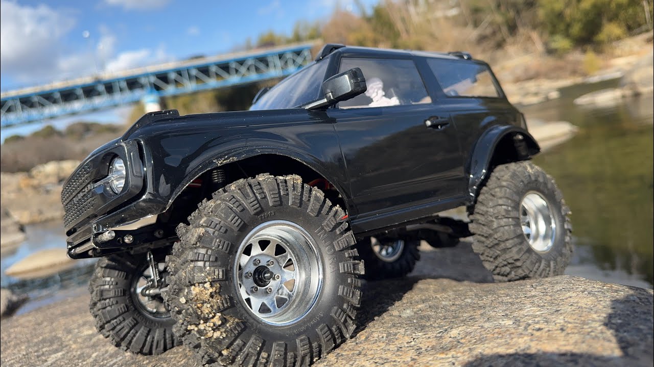 tws cts chassis × tamiya cc-02 bronco 2021 body rock trail. タミヤ スケールクローラー