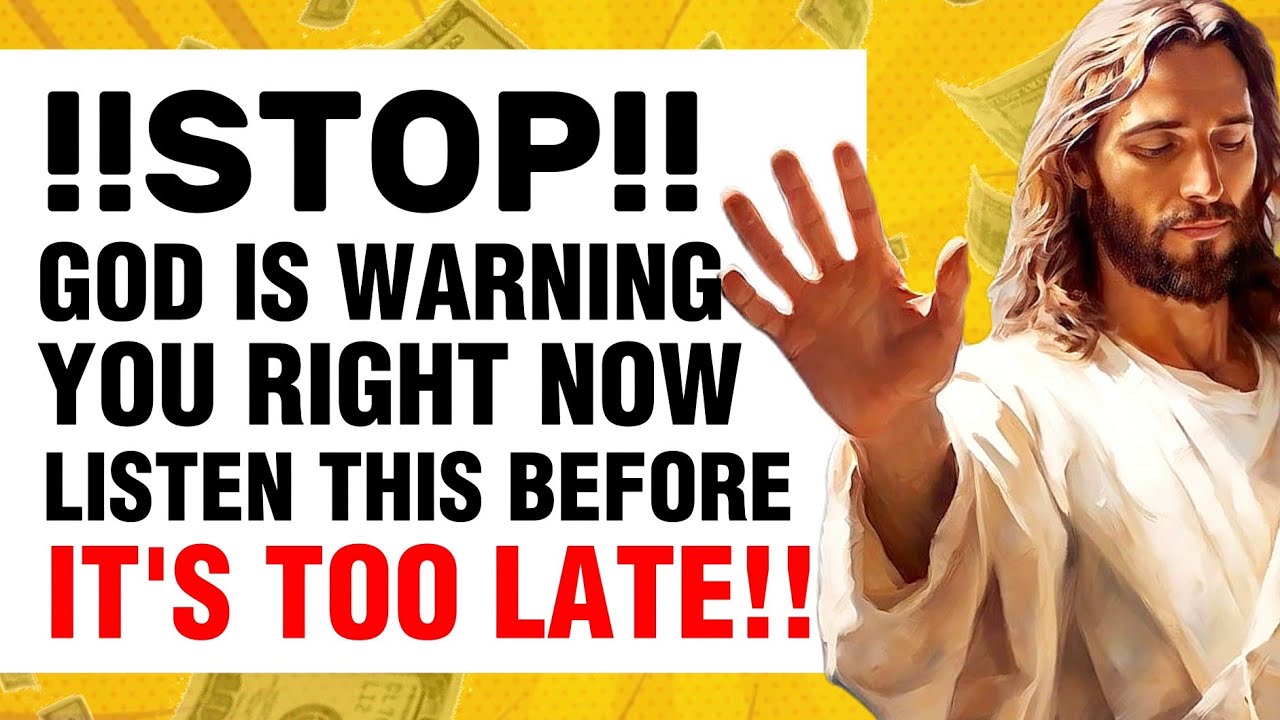 🔴!!STOP!! GOD IS WARNING YOU RIGHT NOW । GOD'S MESSAGE । #jesus #godmessage #god