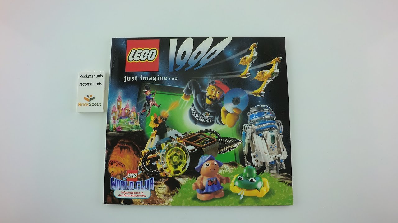 1999 Large LEGO® Winter Catalogue Review discover Toy History in 4K