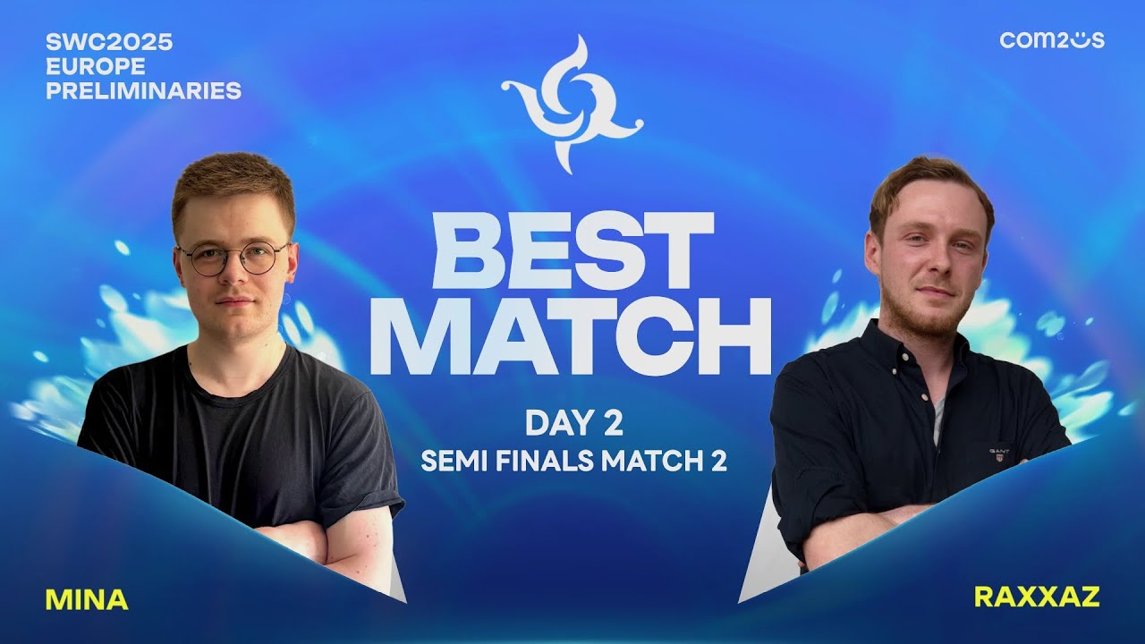 MINA VS RAXXAZ || BEST MATCH | EUROPE PRELIMINARIES DAY 2 | SWC2025 | Summoners War