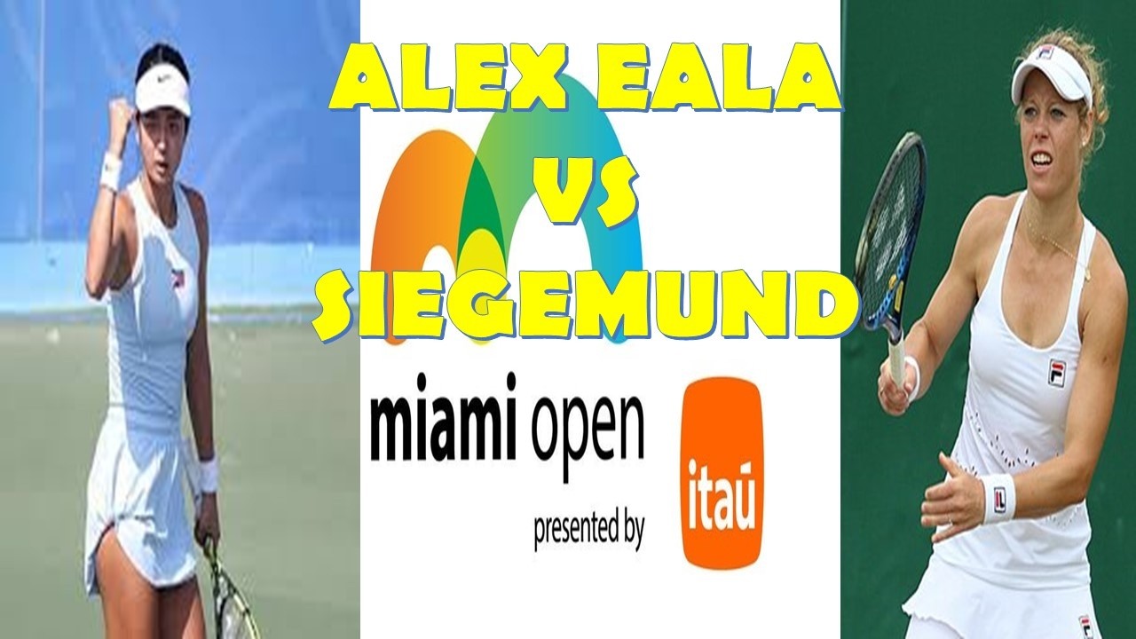 ALEX EALA VS SIEGEMUND 1ST SET FULL GAME