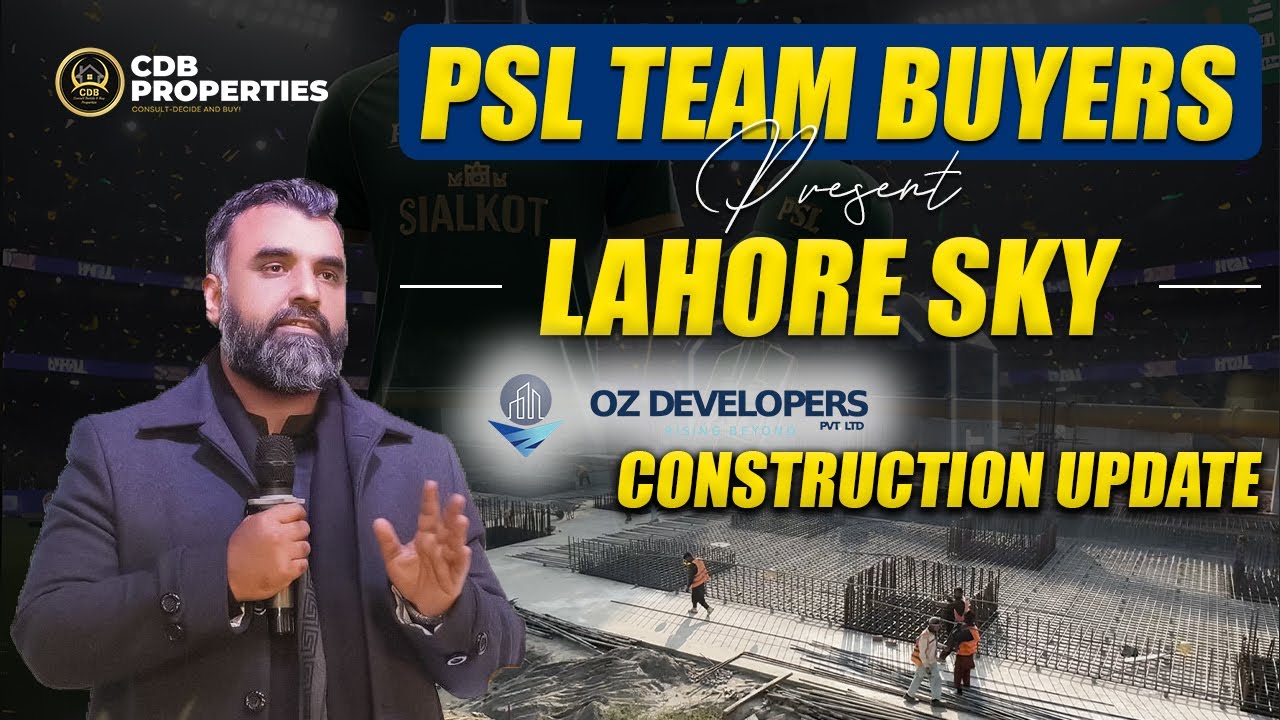 PSL Sialkot Team Buyers Present Lahore Sky Mall | OZ Developers | Main Ferozepur Road | January 2026