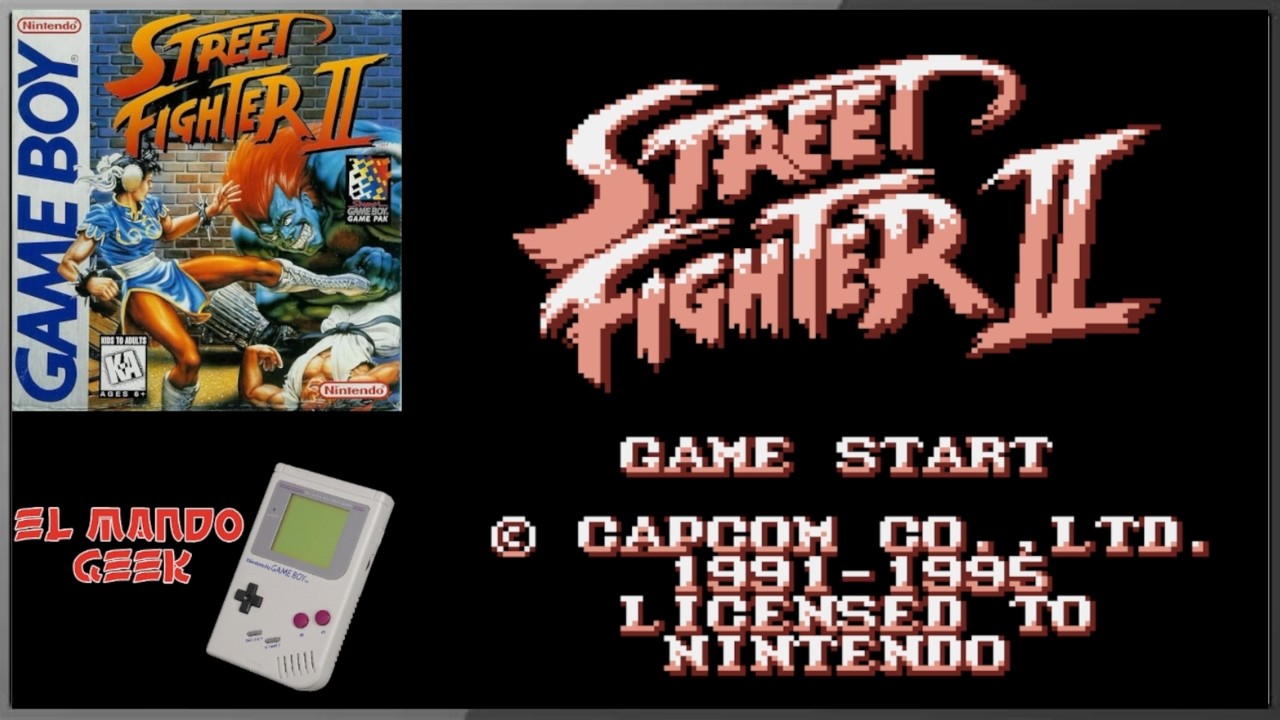 Street Fighter II (Game Boy - 1995) Full Walkthrough (Blanka)